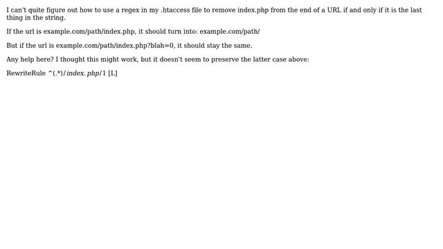 DevOps & SysAdmins: Rewrite /url/path/index.php to /url/path смотреть онлайн