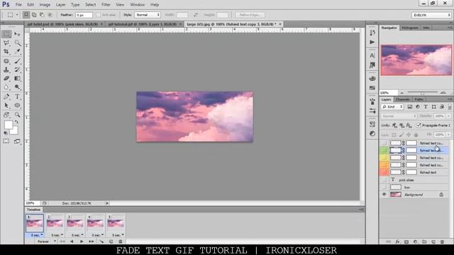 [TUTORIAL] FADE TEXT GIF || PHOTOSHOP смотреть онлайн
