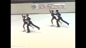 Синхронное фигурное катание. Показательный номер "Медведи"