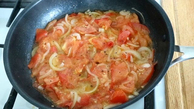 Вкуснятина на завтрак яичница с помидорами смотреть онлайн