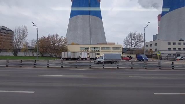 Поездка на электробусе КамАЗ-6282 по маршруту 205. Москва - г. о. Одинцово - Москва смотреть онлайн