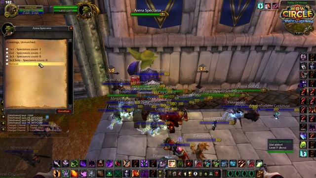 Турнир WoWCircle 3v3 в 18:00 мск WOTLK 3.3.5 смотреть онлайн