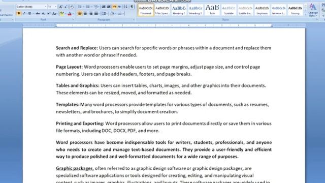 Unit 1 Lecture 3|| Word Processor || MS Word смотреть онлайн