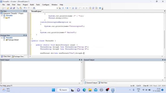 ThreadGroup in JAVA смотреть онлайн