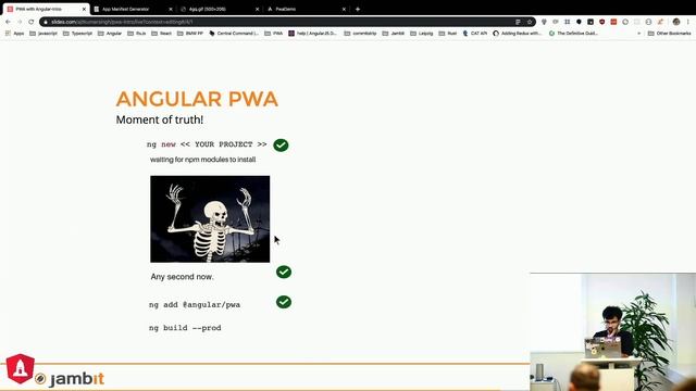 Angular Meetup Leipzig #22: PWA with Angular Part 1: Introduction смотреть онлайн