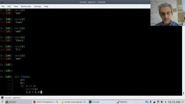 CS1 Lesson 35 - Generator functions, Iterators, try/except смотреть онлайн