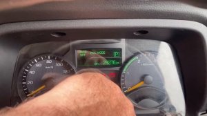 Changing the display time on a Mitsubishi Fuso