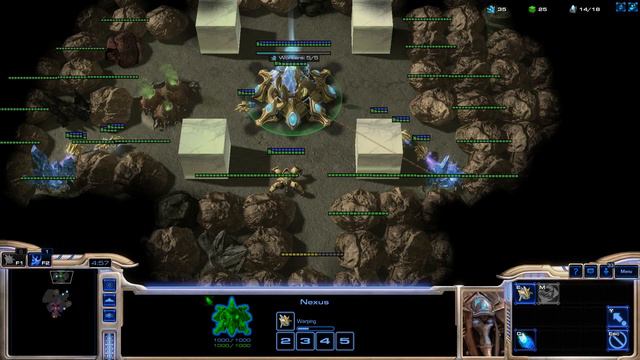 Starcraft 2 - (ARCADE) 361 - Tunneling lings - 2v2v2 Já a McSatanik смотреть онлайн
