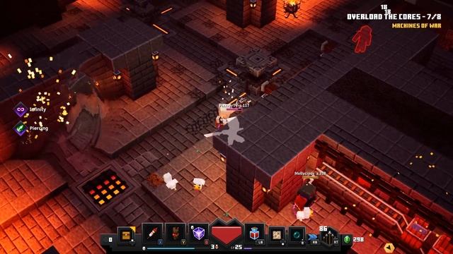 Let's Play Minecraft Dungeons (Co-op) // Ep 13 - Fiery Forge Try 2 смотреть онлайн