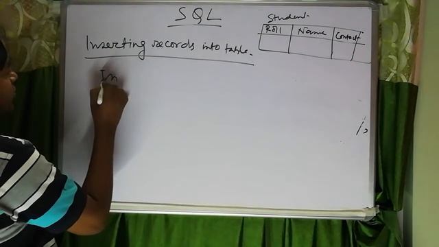 DBMS SQL : CREATE TABLE, INSERTING, UPDATING AND DELETING смотреть онлайн