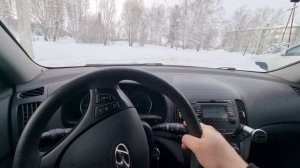 Как отогревать дворники зимой, хороший способ, Hyundai i30 2010