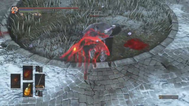 DARK SOULS 3 - Katana mage 1v1 Great Chaos Fire Orb #4 Backstab смотреть онлайн