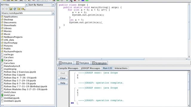 Scope in Java! смотреть онлайн