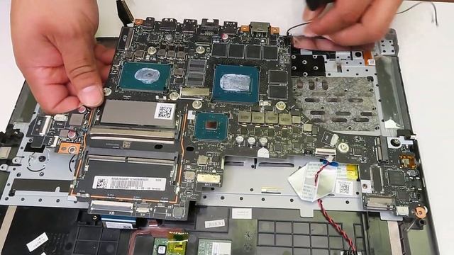 Laptop Lenovo Legion Y740-15IRH Disassembly Take Apart Sell. Mobo, CPU & Other Parts Removal