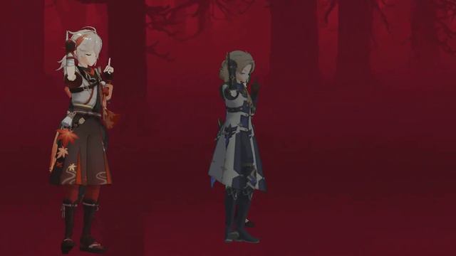 Xiao, Albedo, Kazuha (MMD Genshin Impact) смотреть онлайн