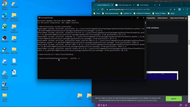 How To Convert a Python App To An Exe - .Py to .Exe смотреть онлайн