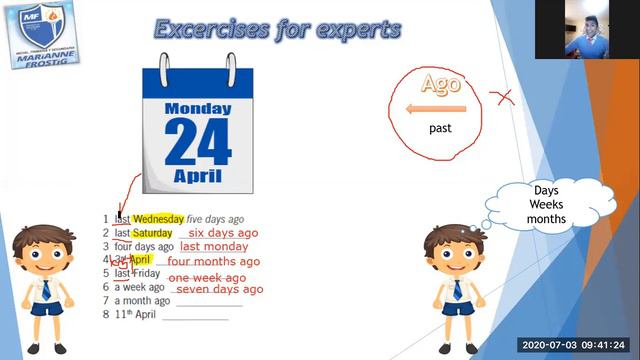 4th secondary - past simple II смотреть онлайн