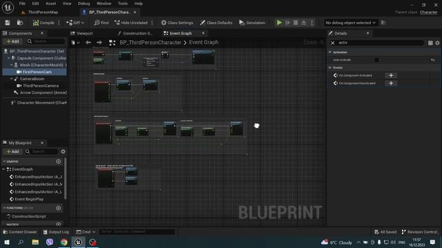 Смена камеры от ПЕРВОГО к ТРЕТЬЕМУ лицу и наоборот в один клик на Unreal Engine 5 смотреть онлайн