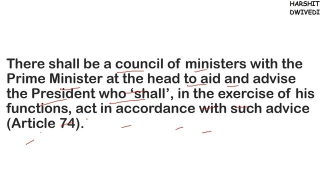 (V83) (Constitutional Position of Indian President - Article 53, 74 & 75) M. Laxmikanth Polity UPSC смотреть онлайн