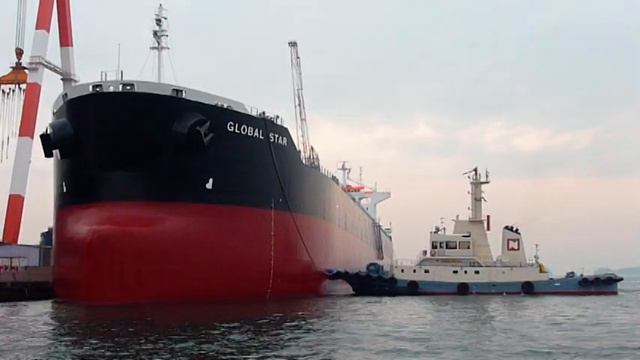 BULK CARRIER M/V "GLOBAL STAR" 命名・引渡式　１ смотреть онлайн