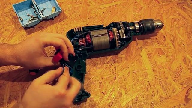 Дрель DWT SBM-500 VS Замена сетевого шнура смотреть онлайн