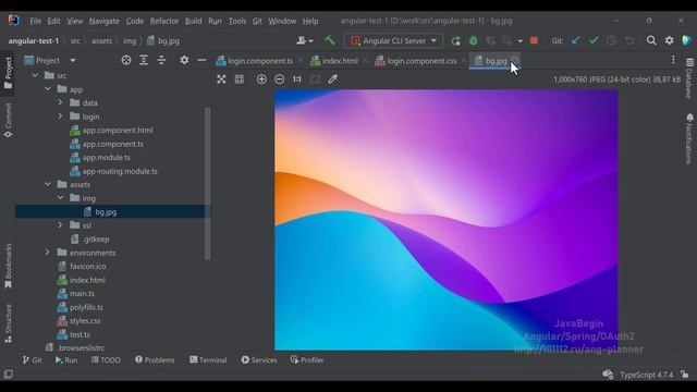 Основы Angular + Java/Spring: дизайн для страницы login (2022) смотреть онлайн