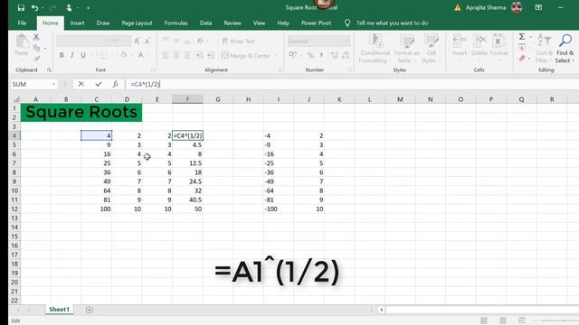 5 Ways to Calculate Square Root in Excel смотреть онлайн