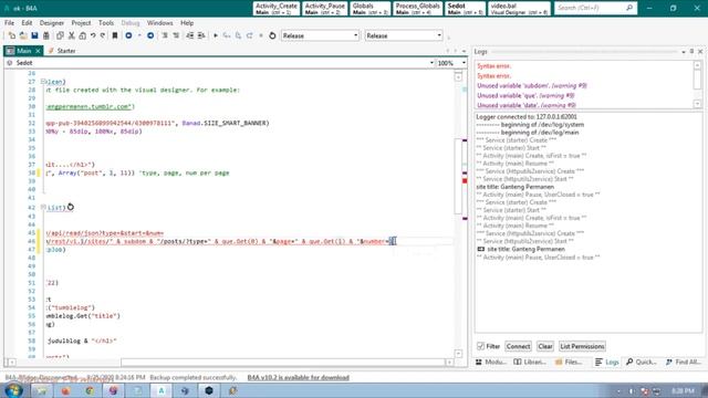 B4A + Wordpress REST API v1.1 JSON Objects Retrieve a Collection of Blog Posts - Basic 4 Android +W смотреть онлайн