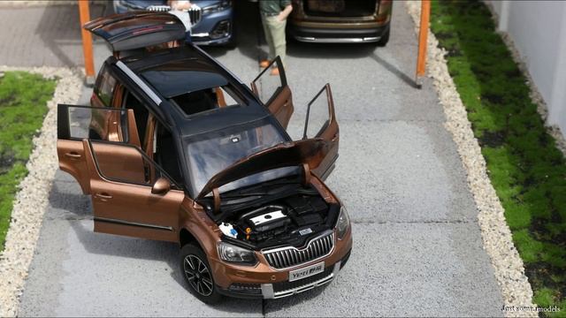 1:18 Skoda Yeti 4x4 TSI facelift (5L) 2013, gold - Paudi [Unboxing] смотреть онлайн