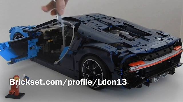 Lego Technic 42083 Bugatti Chiron Relocate Top Speed Key Slot Mod смотреть онлайн