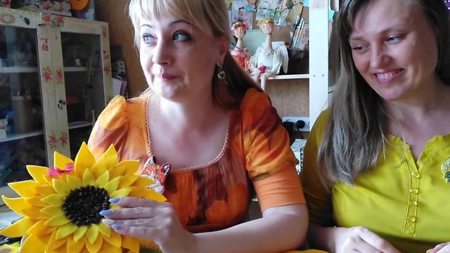 Мастер класс Подсолнух. Часть 1. Идеи для творчества своими руками. Handmade.Запись от 21.06.2020 смотреть онлайн
