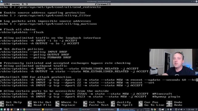 How To Set Up A Firewall Using Iptables | SSH Tarpit