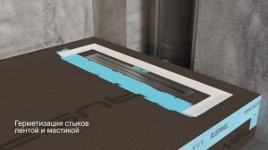 Монтаж душевого поддона