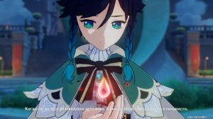 [Eng/Ru] Все катсцены СЮЖЕТА. Часть 1. Мондштадт | ALL CUTSCENES Genshin Impact