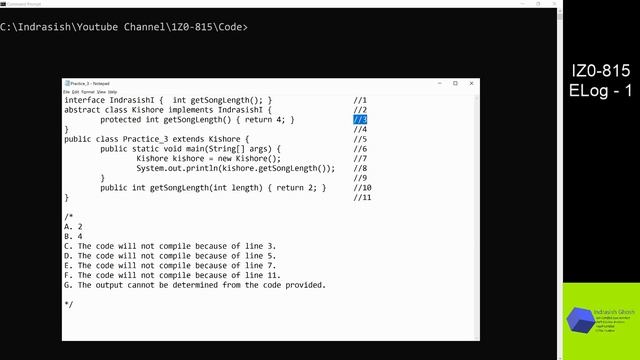 ELOG - 1 | How to Pass Oracle Certification Exam? | Preparation of #1z0-815 | Sample Questions Dem смотреть онлайн