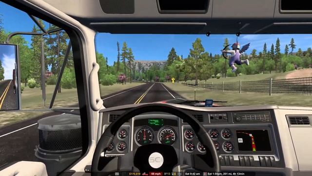 American Truck Simulator Realistic Economy Ep 174 Of course there is a detour смотреть онлайн