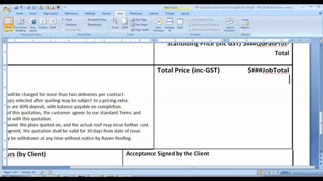 AppliCad Roof Wizard - Using Word Templates for Output смотреть онлайн