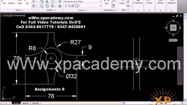 64 work on Assignments 6 AutoCAD 2013 смотреть онлайн