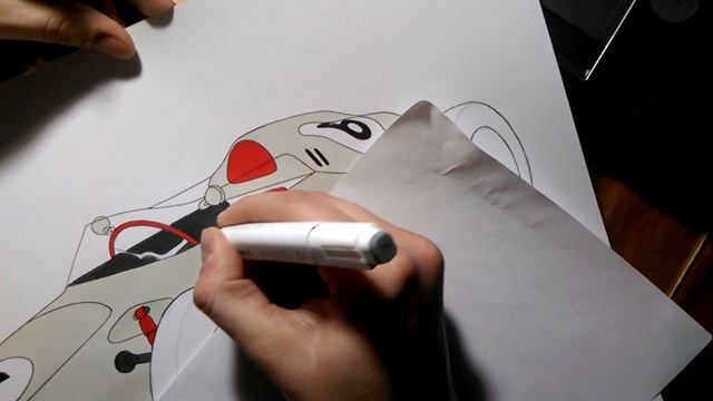 Как нарисовать машину Porsche 718/2 | How to draw Porsche 718 Monoposto | Рисуем Порше 718/2 смотреть онлайн