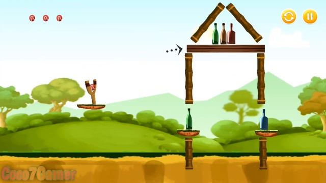 KNOCK DOWN BOTTLES GAMEPLAY | FUNNY GAME WITH NEW CHALLENGES PART 2 смотреть онлайн