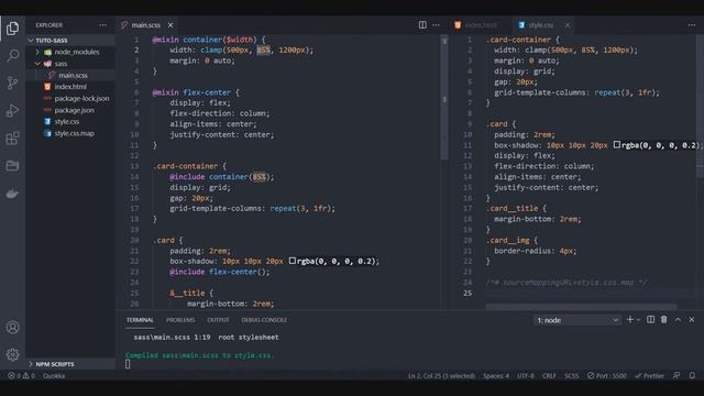 Améliorez votre CSS grâce au préprocesseur Sass [mixin, extend, partial, @use, @forward] смотреть онлайн