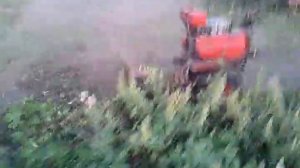 Самодельная косилка для картофельной ботвы.