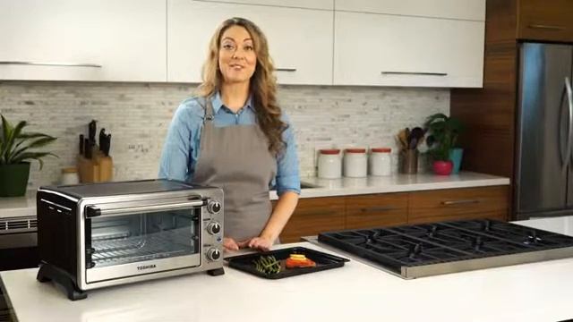 Hans on Toshiba MC25CEY-SS Mechanical oven with Convection/Toast/Bake/Broil Function 25 L capacity смотреть онлайн
