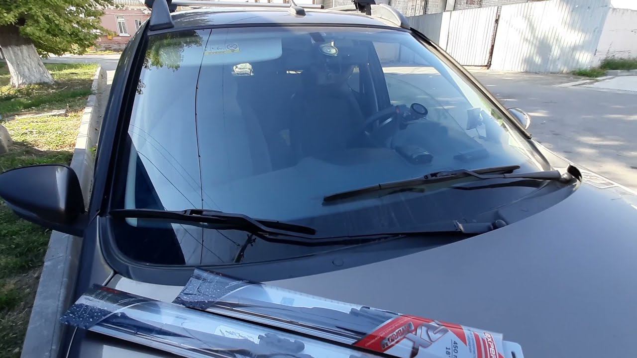 LADA GRANTA FL Поменял щетки стеклоочистителя на 610 и 450 мм гибридные смотреть онлайн