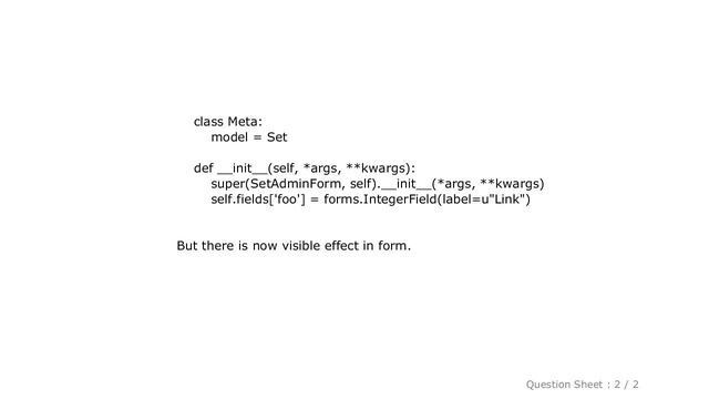 Django : Add dynamic field to django admin model form смотреть онлайн