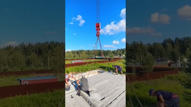 Укладываем плиты перекрытия смотреть онлайн
