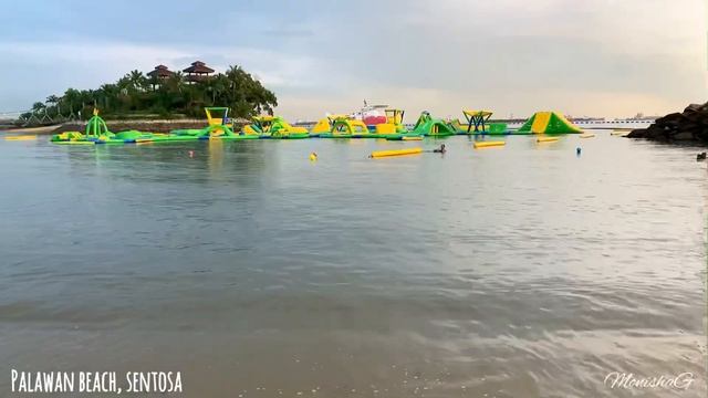 Travel Vlog- Man Made beach of Singapore, Palawan Beach смотреть онлайн