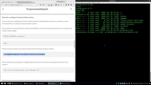 Mysql configurar una replicación maestro - esclavo ? смотреть онлайн