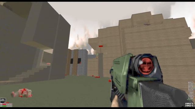 Doom 2 Russian Overkill map 15 смотреть онлайн