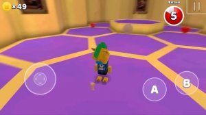 Супер Беар Адвенчер с Кидом #20 Мышь Питомец Виолетта на миссии Паркур в Снежная Долина на пурумчат